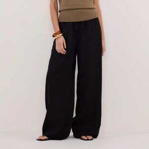 DISSH Gina black linen pants
